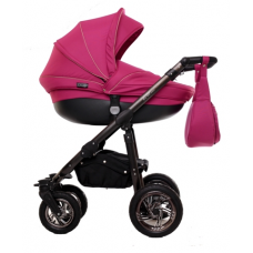 Детская универсальная коляска ANDROX New Milano Rose (темная роза) 